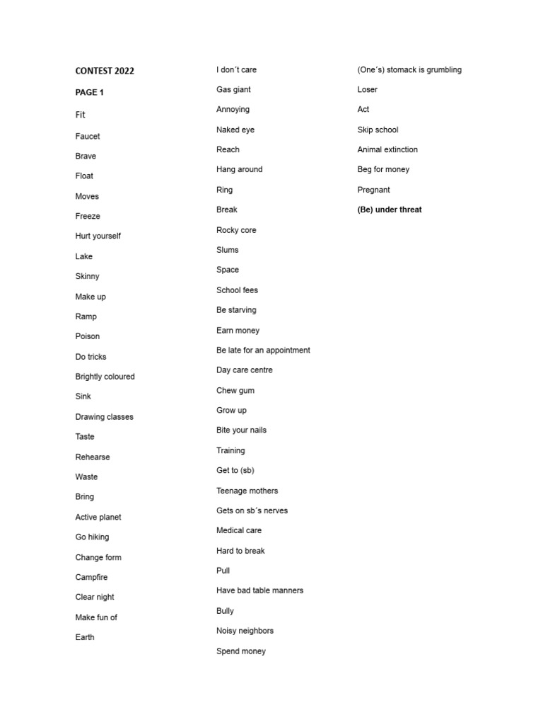 10-11 Words Without Meanings Page by Page | PDF
