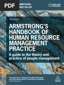 Armstrongs Handbook of Human Resource Management Practice A Guide To The Theory and Practice of People Management 16nbsped 1398606634 9781398606630