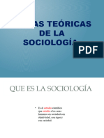 Líneas Teóricas de La Sociología