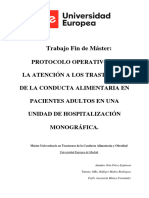 TFM Protocolo en Unidad de Hospitalización de TCA Para Adultos