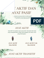 Ayat Aktif & Ayat Pasif