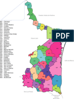 Mapa de Tamaulipas Con Nombre y Color