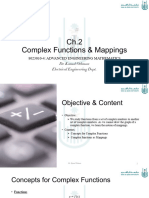 Complex Functions & Mappings: 8023010-4: Advanced Engineering Mathematics