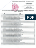 Dossiers de Carrière Traités Et Transmis Au SG-320-424