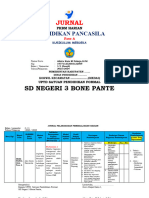 Jurnal Harian Kurikulum Merdeka Kelas 1 Bab I Pend. Pancasila