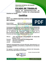 Certificado - Chadin