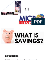 Savings & Microinsurance