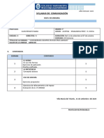 S Illabus de Comunicacion I Unidad