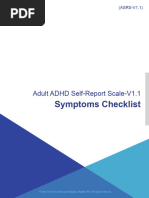 Adult ADHD Observer Questionnaire | PDF | Attention Deficit ...