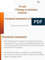 Lecture in Geriatrics Physical Therapy 1