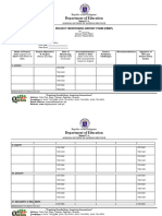 Project Monitoring Report Form