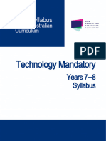 Technology Mandatory 7 8 Syllabus 2017