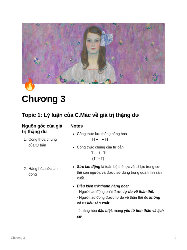 Tóm tắt KTCT Chương 3 | PDF
