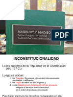 Inconstitucionalidad. Presentación