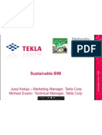 TEKLA Webinar 05-05-2010 Sustainable BIM