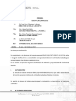 Informe de Actividades 6 de Octubre