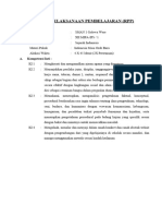 Rencana Pelaksanaan Pembelajaran (RPP) : A. Kompetensi Inti