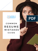 Resume Mistakes PDF