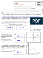 FÍSICA - CLAVE Recuperatorio Primer Parcial 2022-2 TEMA 2