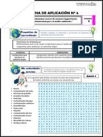 1 Grado °ficha de Aplicación Tutoria