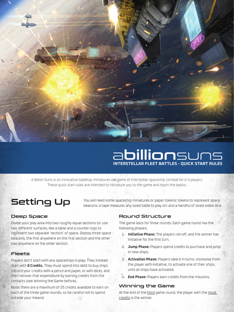 ABS Quick Start Rules PDF Naval Warfare Ships