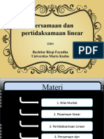 Materi Pertidaksamaan