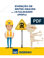 Cartilha GERDAU - PREVENCÌ AÌ - O DE ACIDENTES GRAVES E FATALIDADES JAN 2018