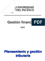 Up - Planeamiento y Gestión Tributaria - 2023 I