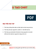 CẤU TẠO CHẤT