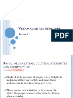 Vernacular Architecture - Social and Cultural Attributes