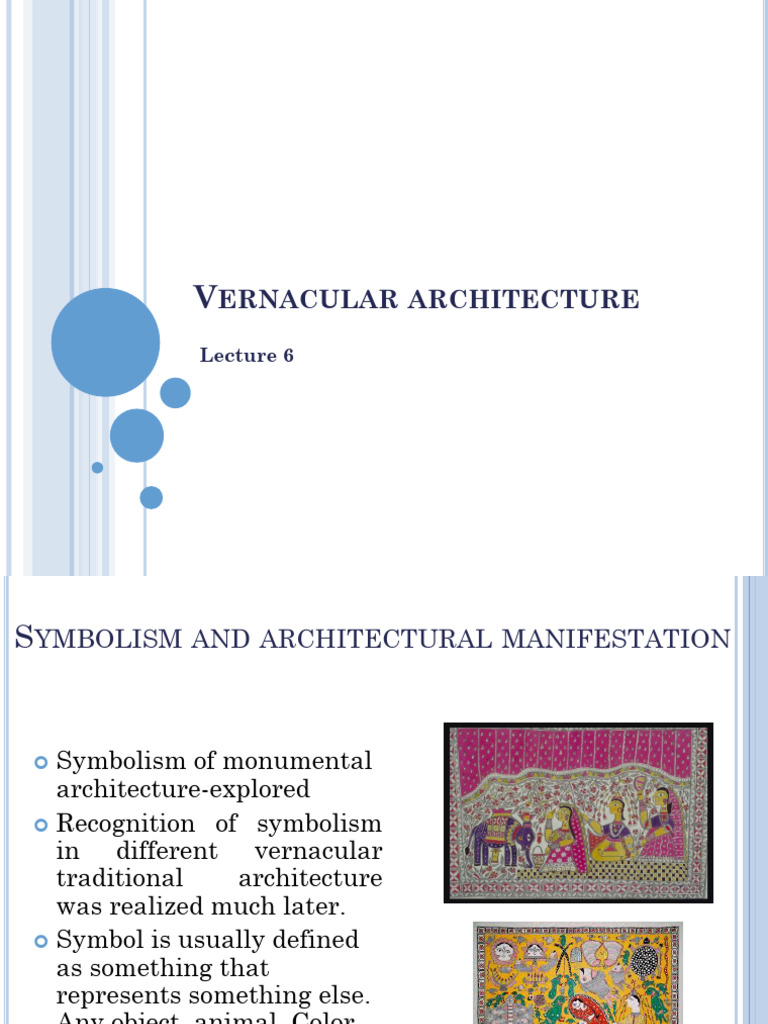 Symbolism in Vernacular Architecture | PDF | Feng Shui | Yin And Yang