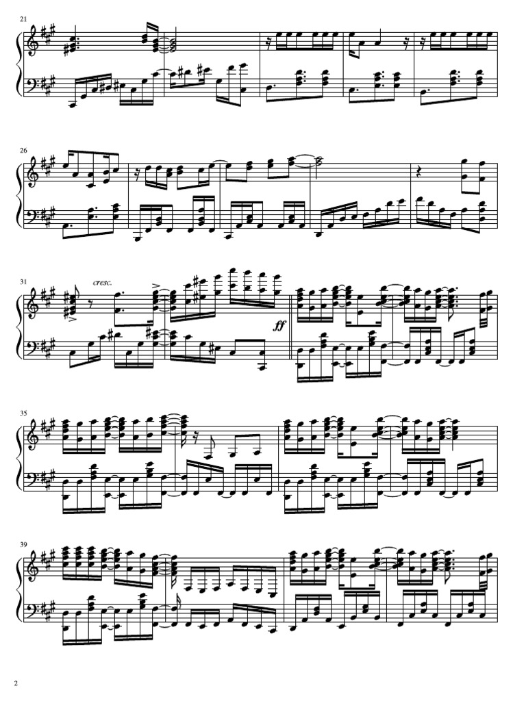 Hikaru Nara (Violin Solo) - Flat