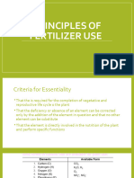 Topic 6 - PRINCIPLES OF FERTILIZER USE