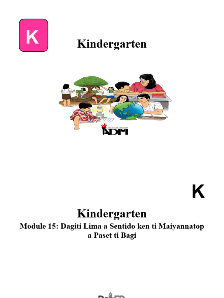 Kindergarten-Quarter 1-Week 8-ADM-Iloko-MELC 15 | PDF