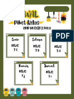 Jadwal Petugas Area Tangga