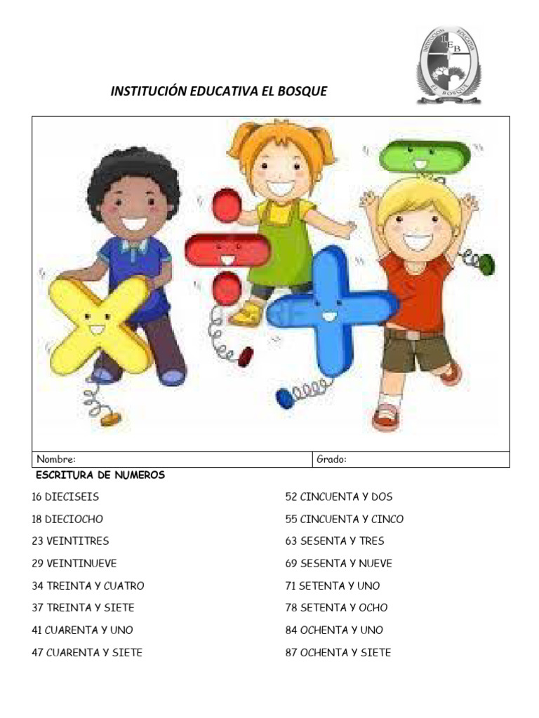 Matematicas Grado Tercero Guia 1 Pdf