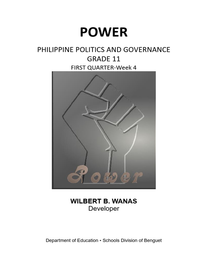 PPG11 Q1 W4 Power Wanas Benguet Printv2 | PDF | Power (Social And ...