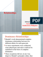 Dominance Relationships