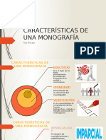 Caracteristicas de Una Monografia