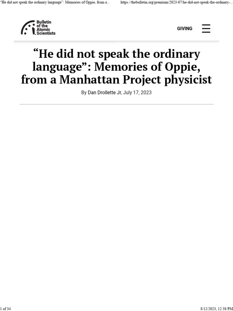 he-did-not-speak-the-ordinary-language-memories-of-oppie-from-a