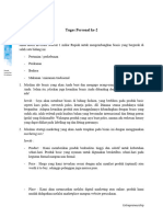 Tugas Personal Ke-2: - Pertanian / Perkebunan - Perikanan - Budaya - Makanan / Minuman Tradisional