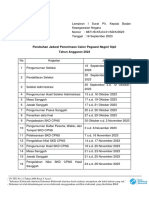 Lapiran Perubahan Jadwal Seleksi CPNS - 1695041818