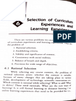 Development of Curriculum