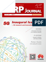 Inaugural Issue 5G Research and Innovation