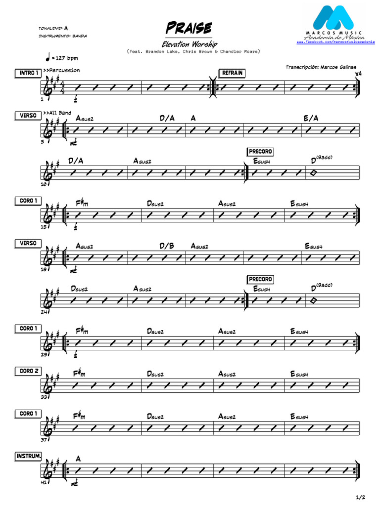 Praise - Elevation Worship | PDF | Christian Music | Music Award Winners for Free Printable Praise And Worship Sheet Music With Lyrics