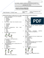 Soal Pjok Kelas 3 PTS Gasal