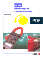 Guidelines On - Energy Efficiency of Electrical Nstallations 2007