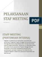 Pelaksanaan Staf Meeting