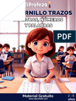 Cuadernillo de Trazos de Letras Numeros y Palabras Elprofe20