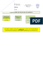 Calculadora de Edad Estadistica